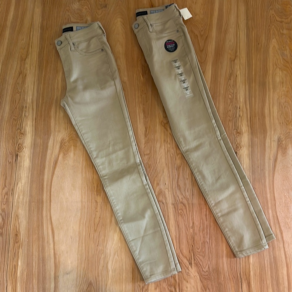 Aeropostale High Waisted Jegging Skinny Fit Ladies Juniors Size 0 Reg lot of 2. - Picture 8 of 8